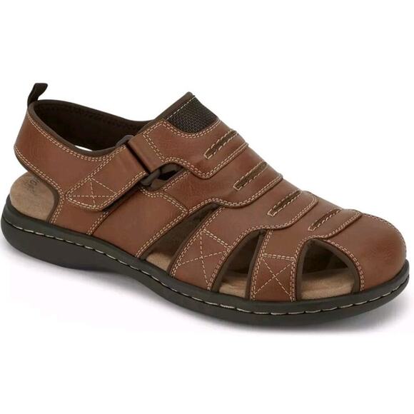 Men's Sandals Dockers Searose Sandal Rust / Brown Size 7M New In Box - Picture 1 of 7